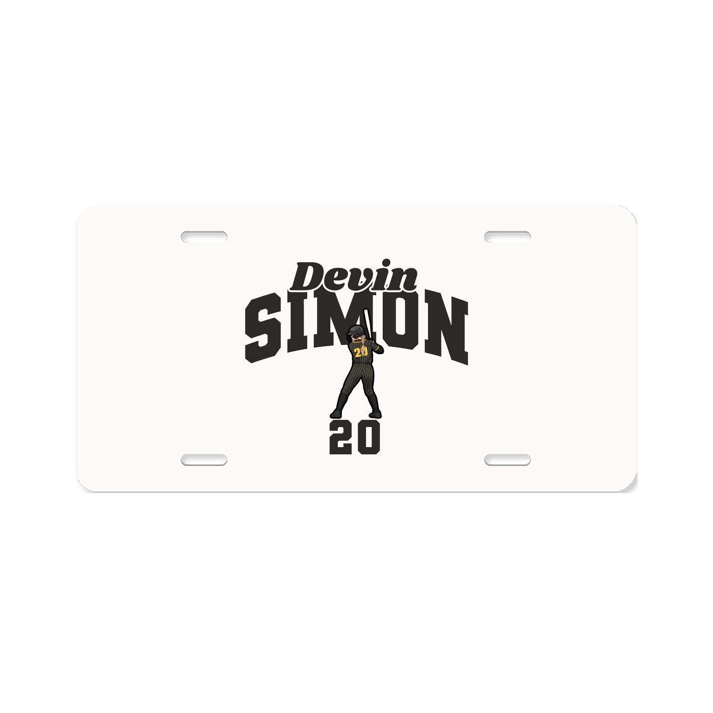 License Plate — Signature Arch in Classic
