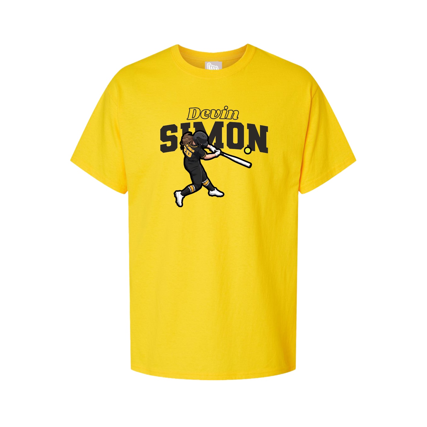Tee — Name Arch in Gold