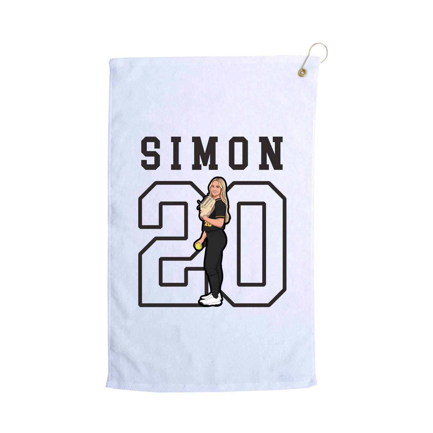 Golf Towel — Shirsey in White