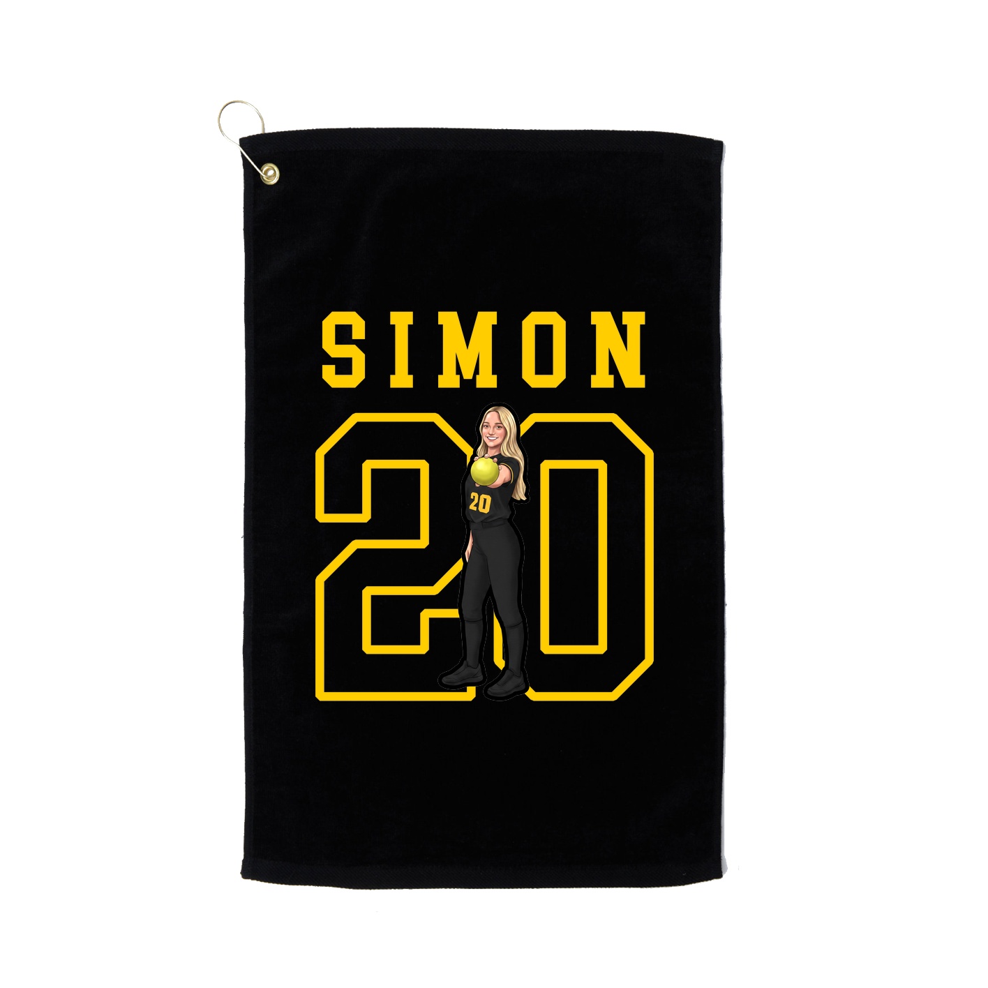 Golf Towel — Shirsey in Black