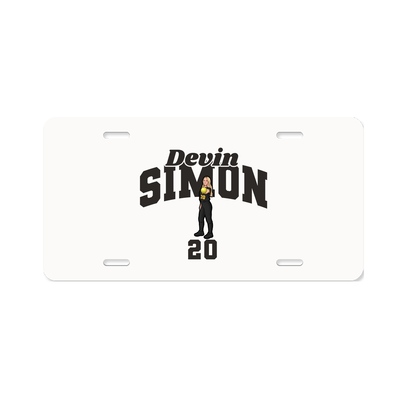 License Plate — Signature Arch in Classic