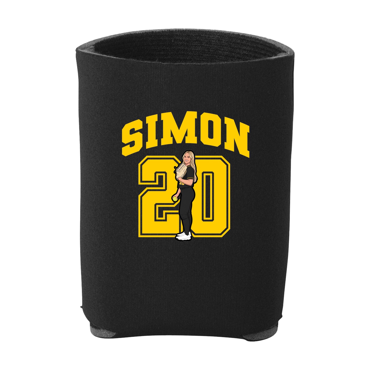 Can Holder — Number in Black