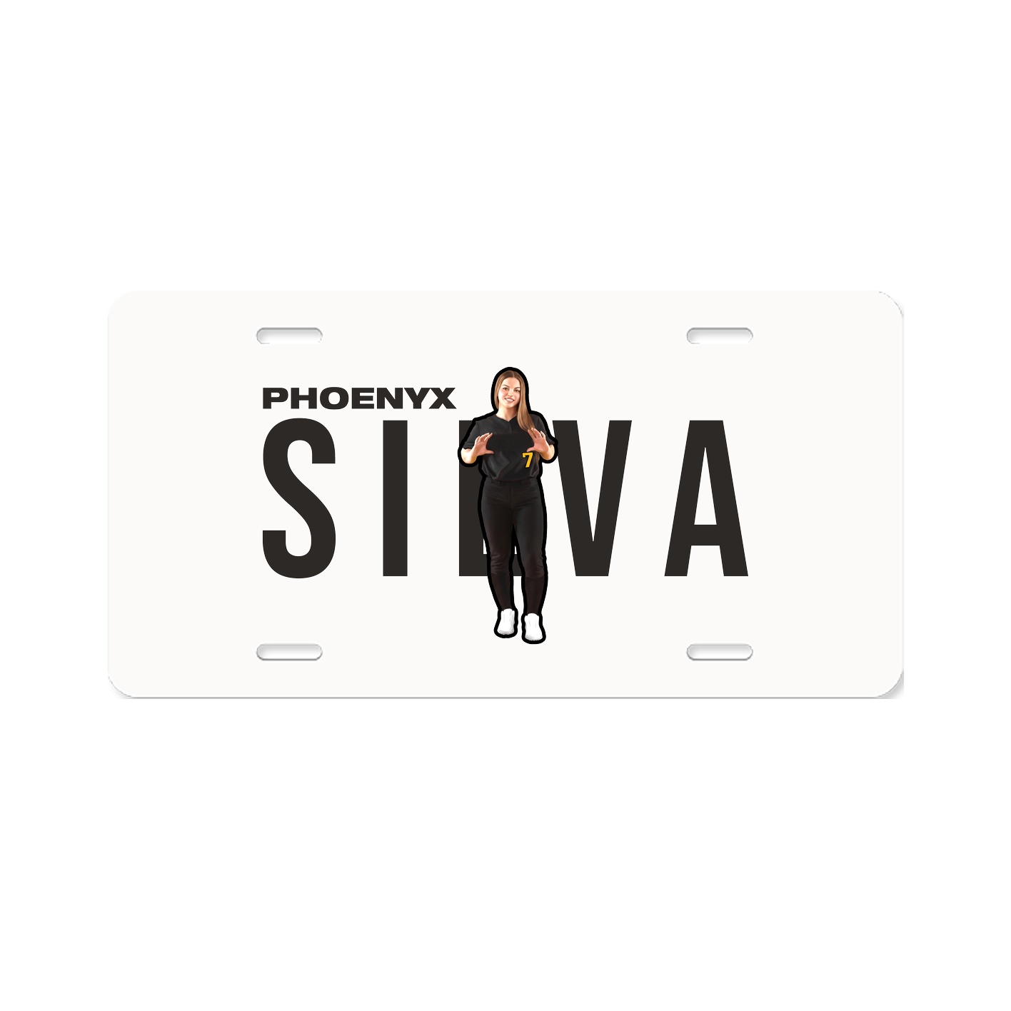 License Plate — Player Name in Classic