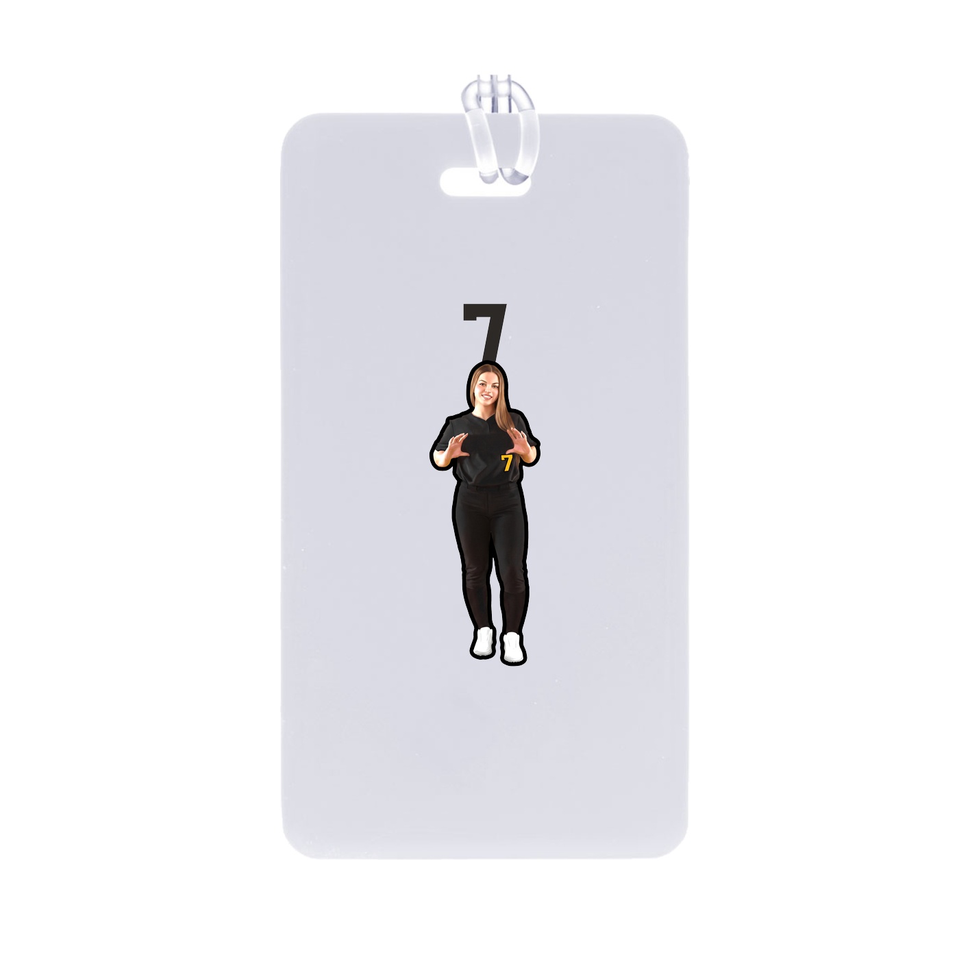 Bag Tag — Number Top in Classic