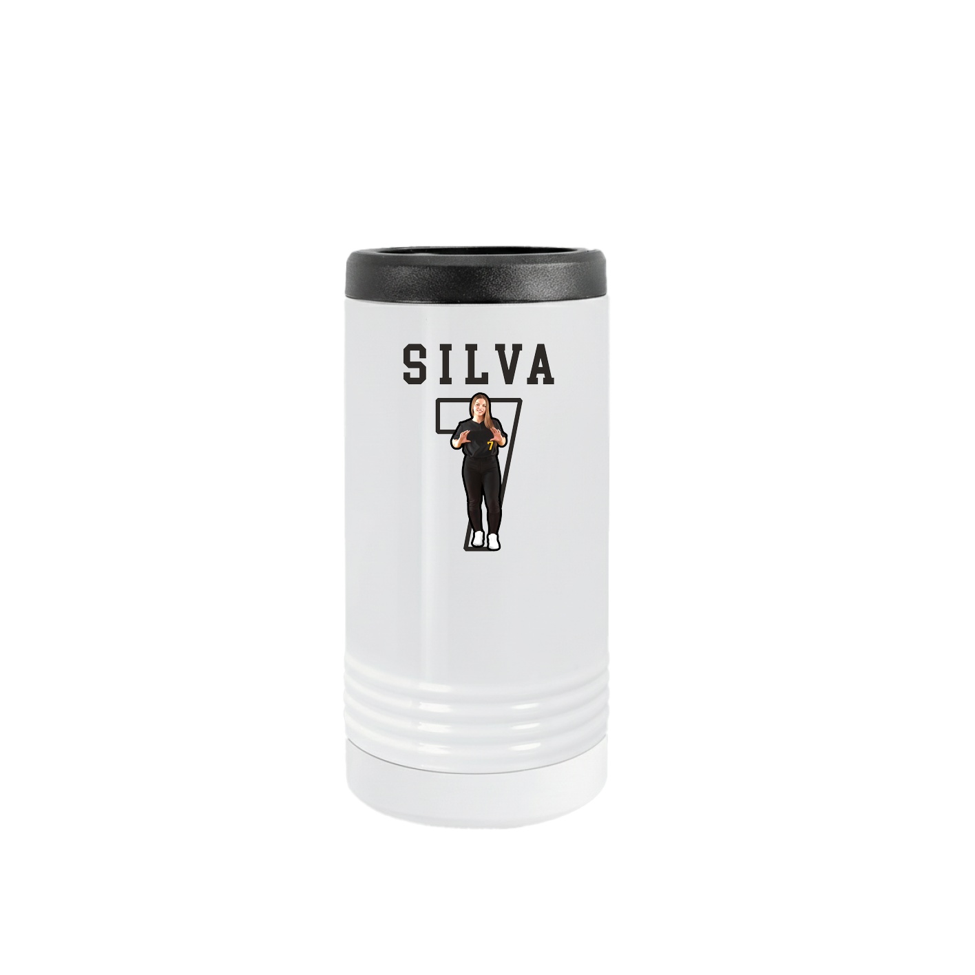 Slim Beverage Holder — Shirsey in White