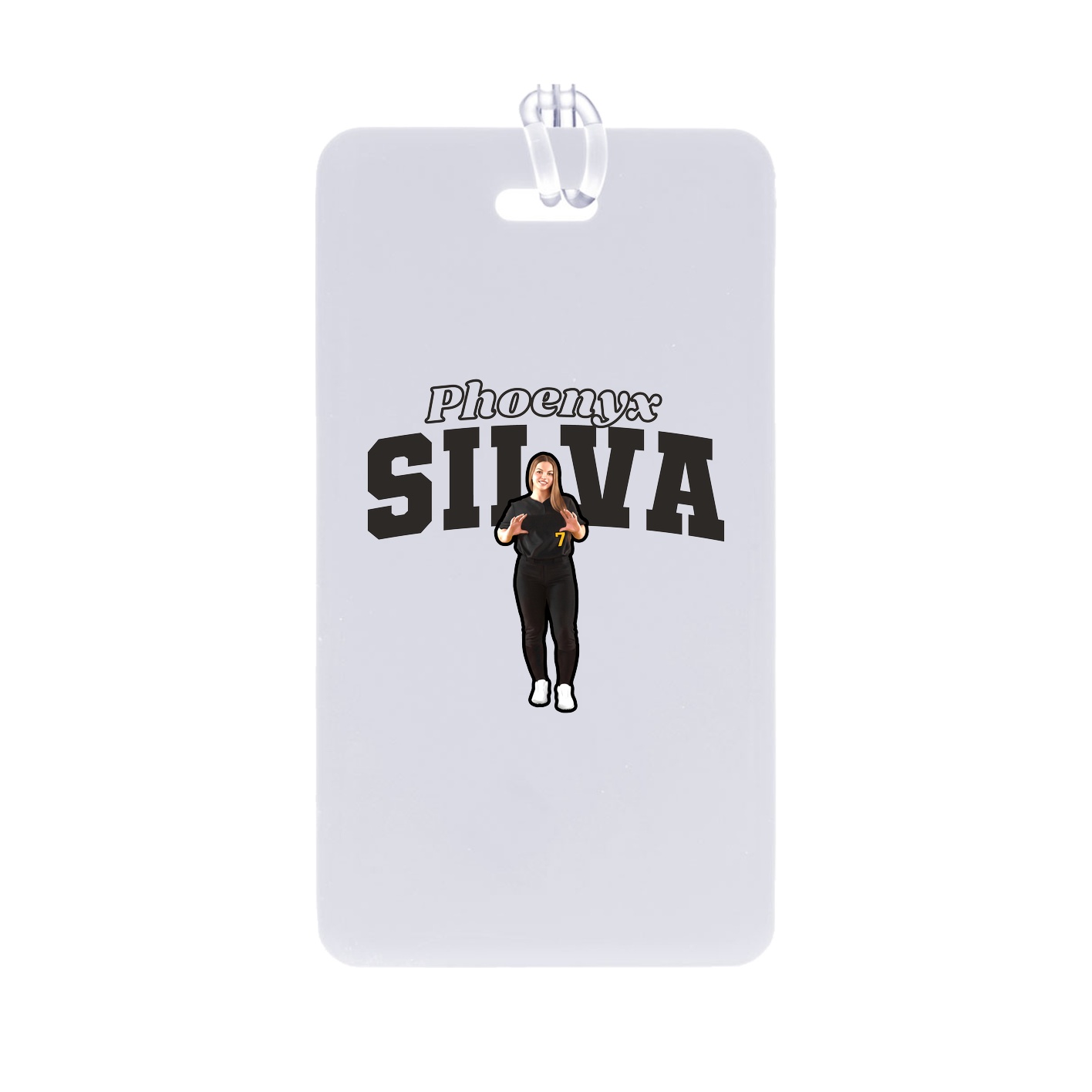 Bag Tag — Name Arch in Classic