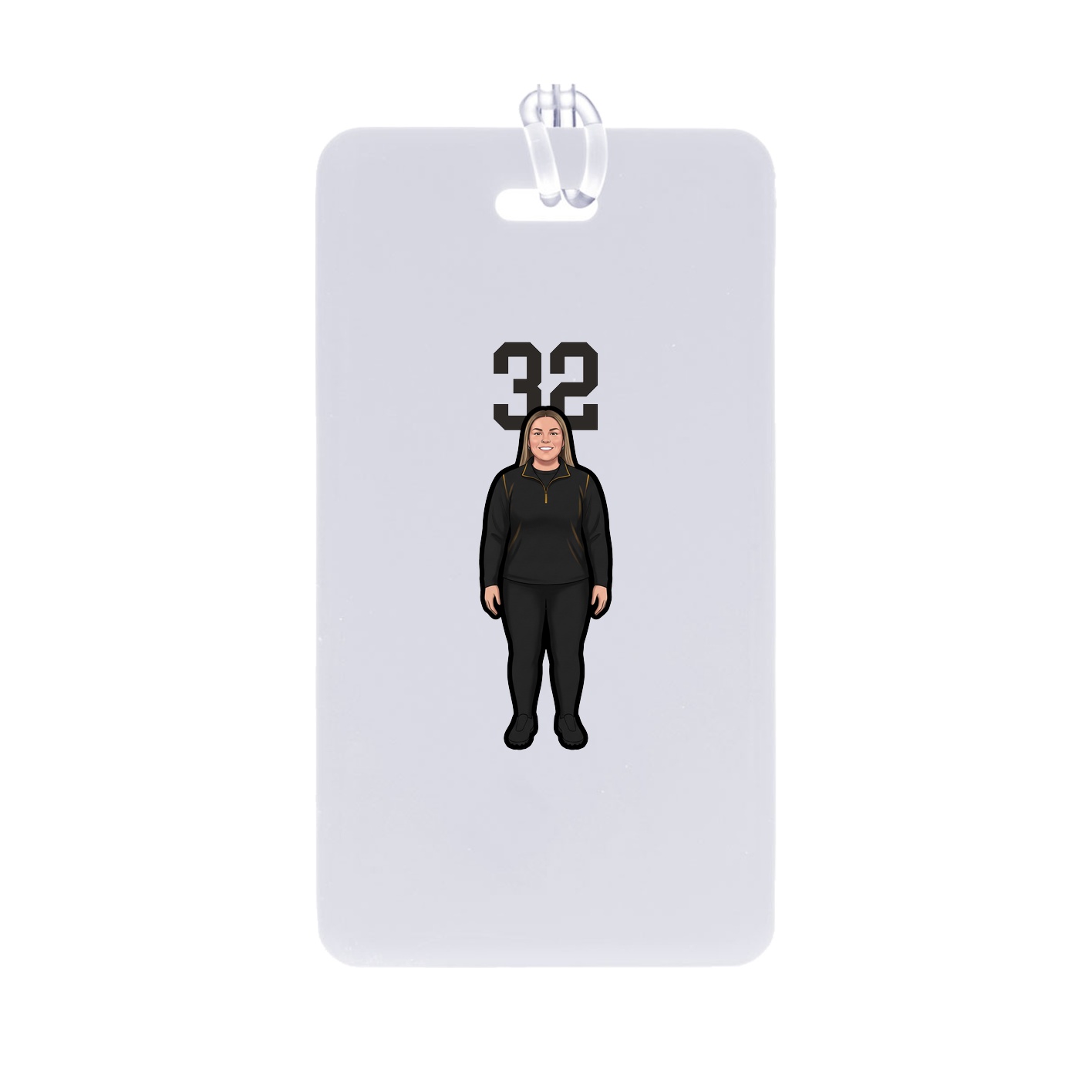 Bag Tag — Number Top in Classic