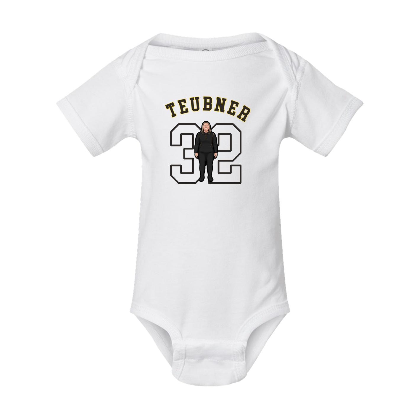 Baby Onesie — Shirsey Arch in White