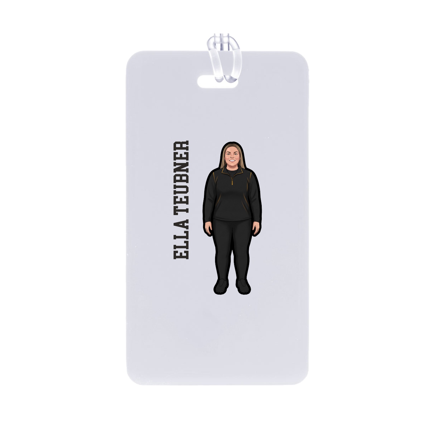 Bag Tag — Name Vertical in Classic
