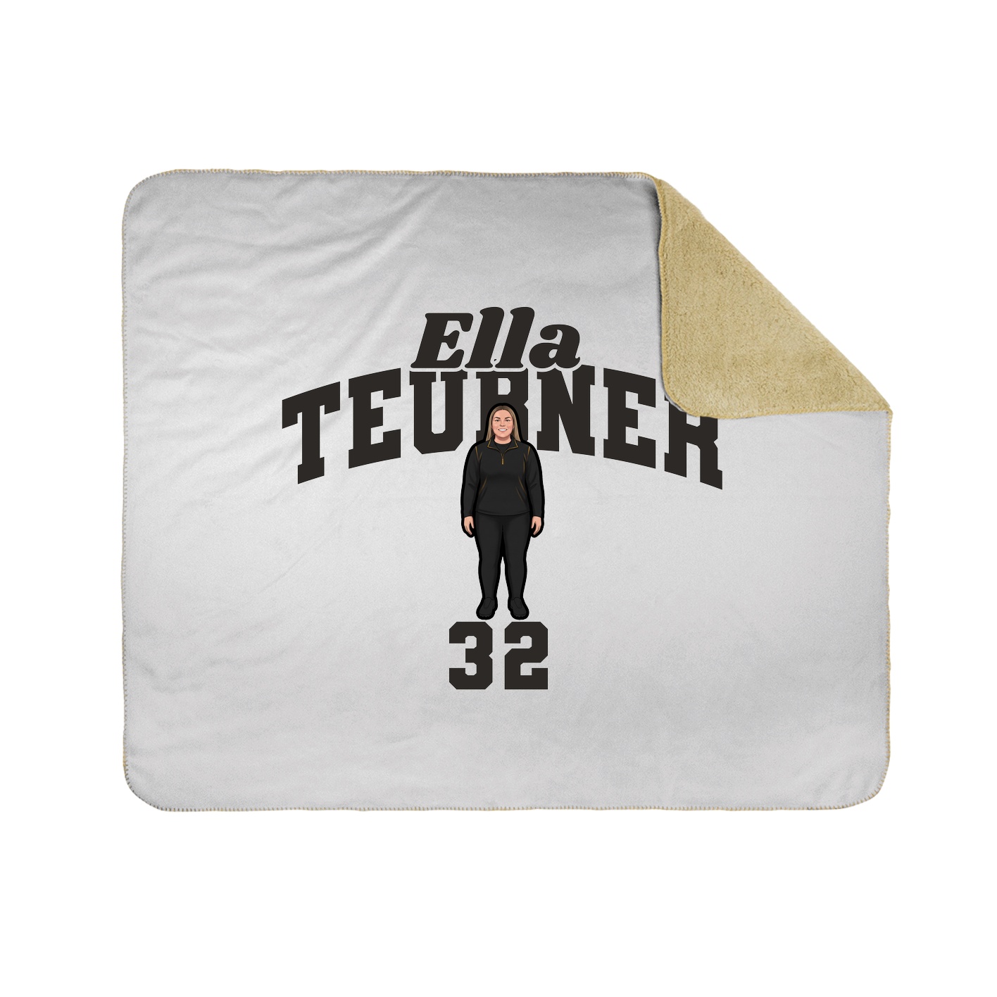 Throw Blanket — Signature Arch in White