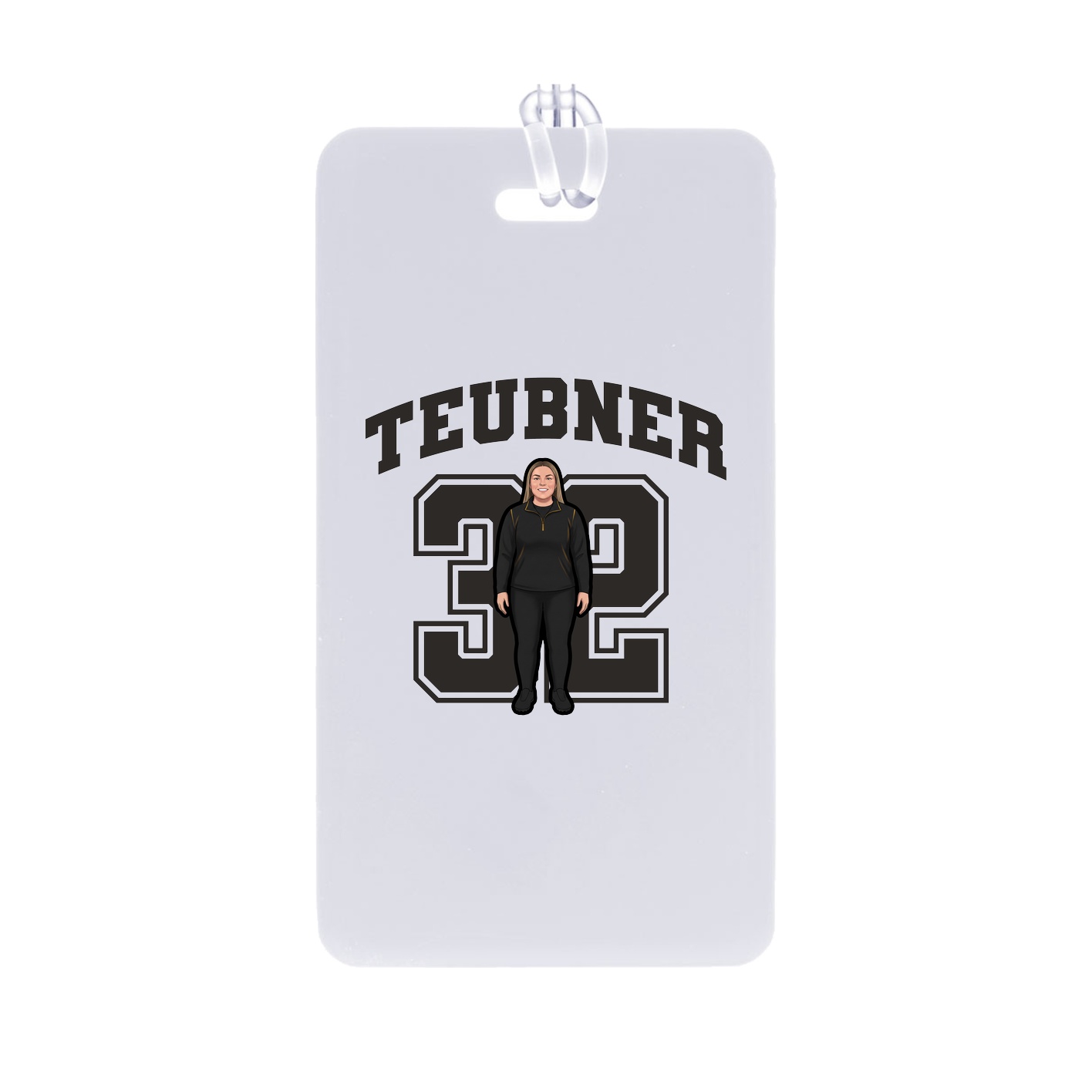 Bag Tag — Number in Classic