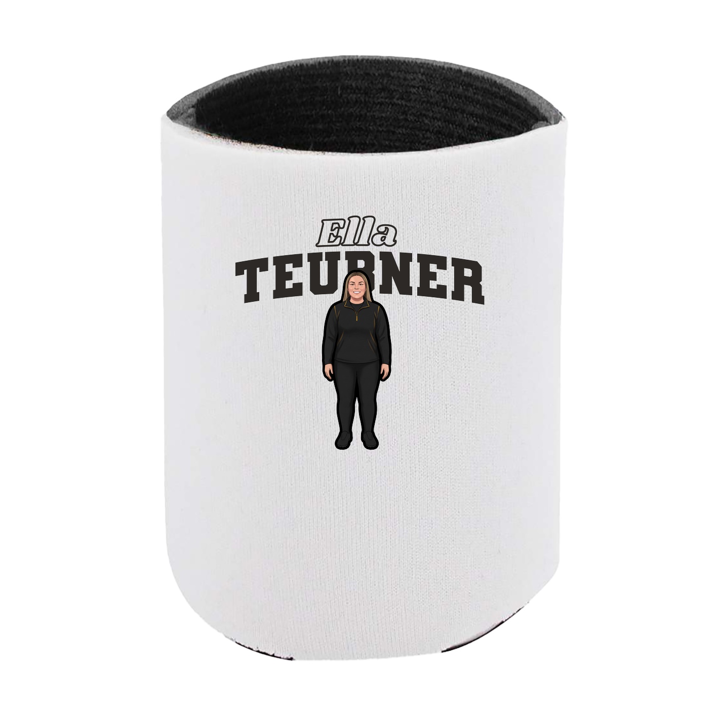 Can Holder — Name Arch in White