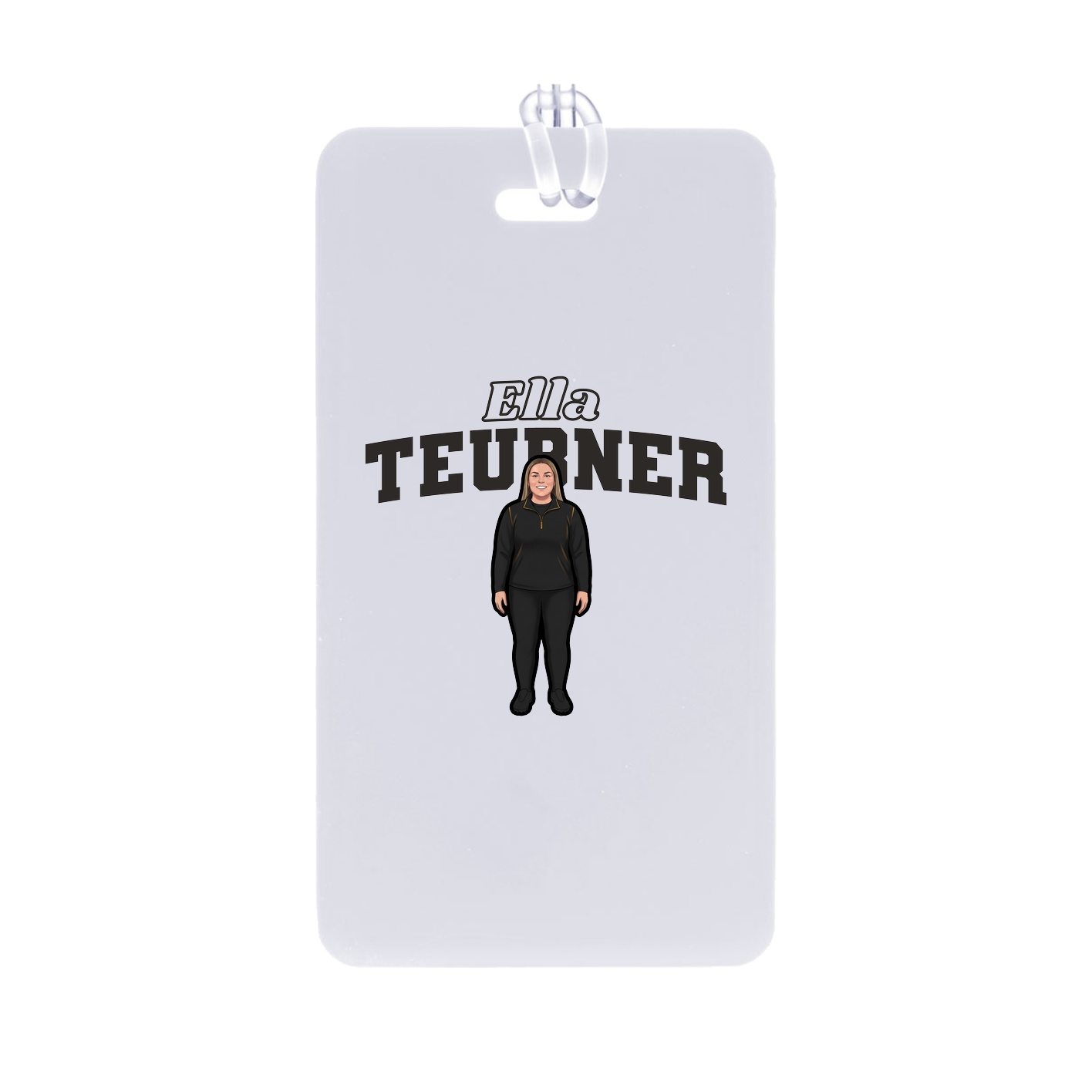 Bag Tag — Name Arch in Classic