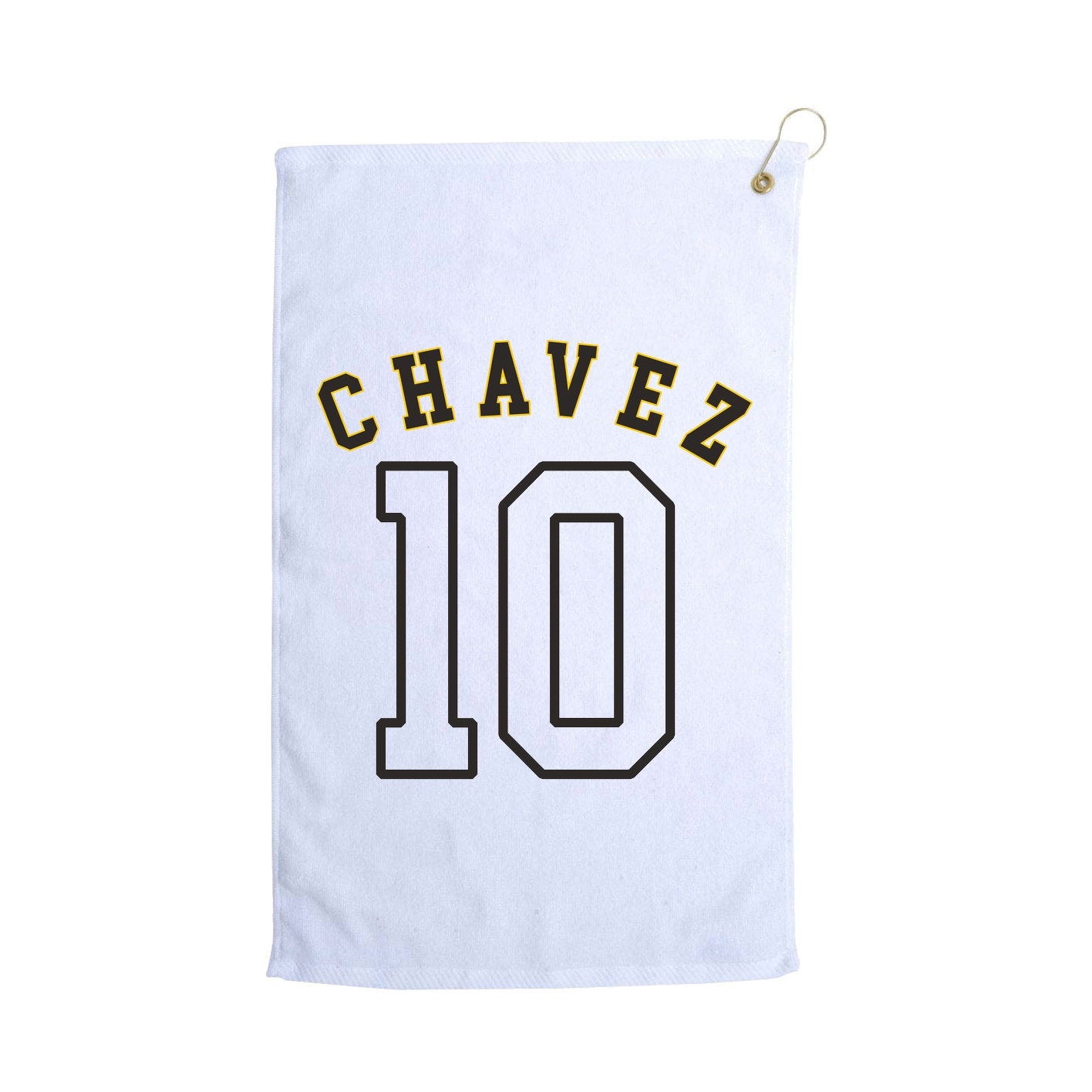 Golf Towel — Shirsey Arch in White