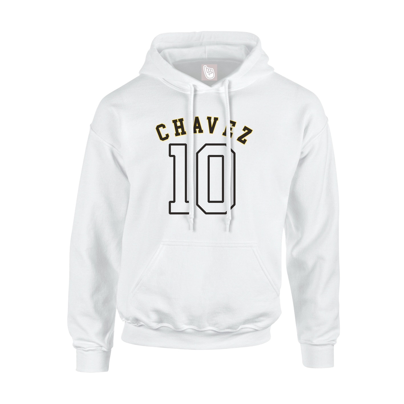Hoodie — Shirsey Arch in White