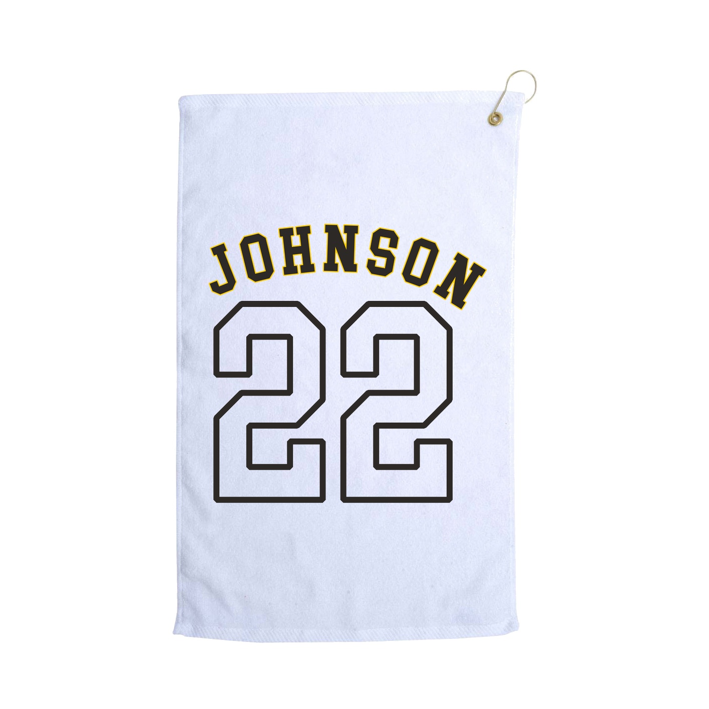 Golf Towel — Shirsey Arch in White
