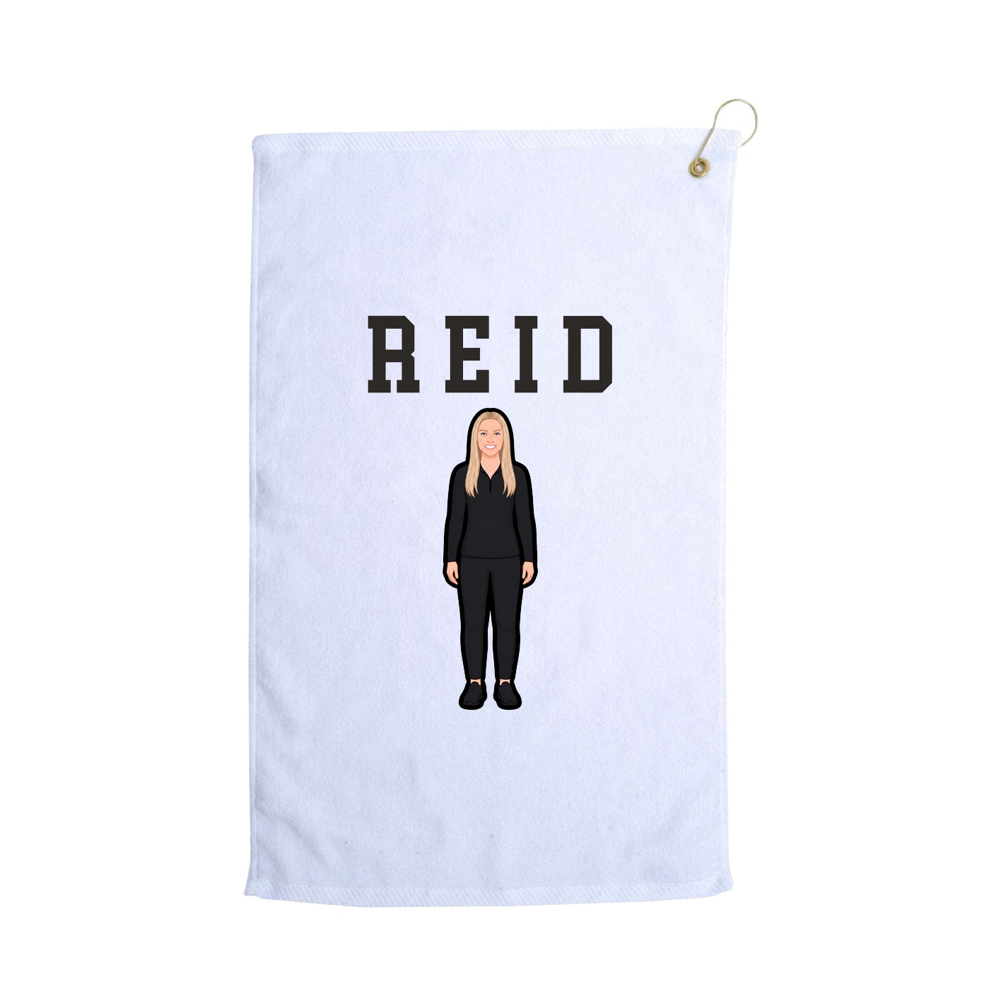 Golf Towel — Shirsey in White