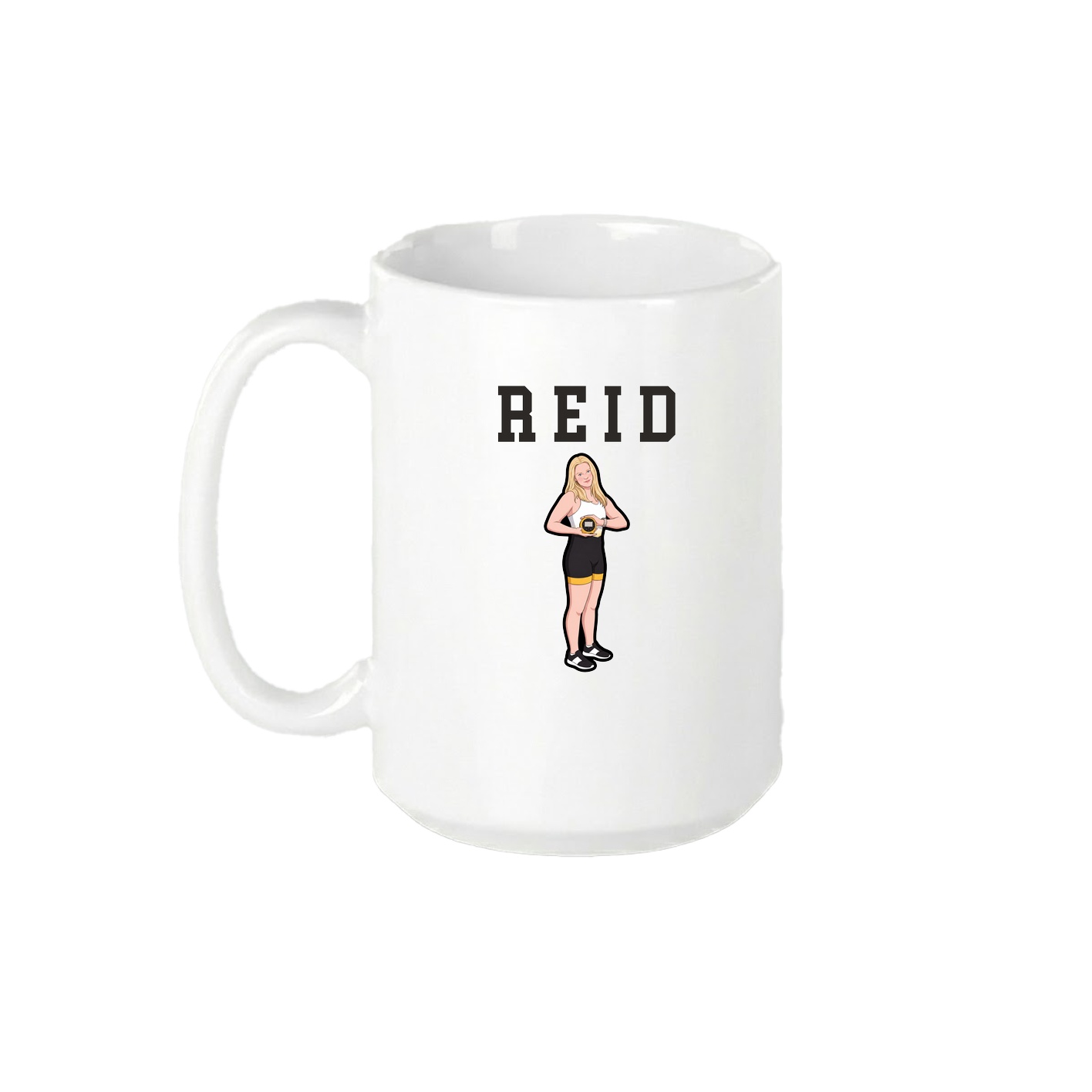 15oz Coffee Mug — Shirsey in White