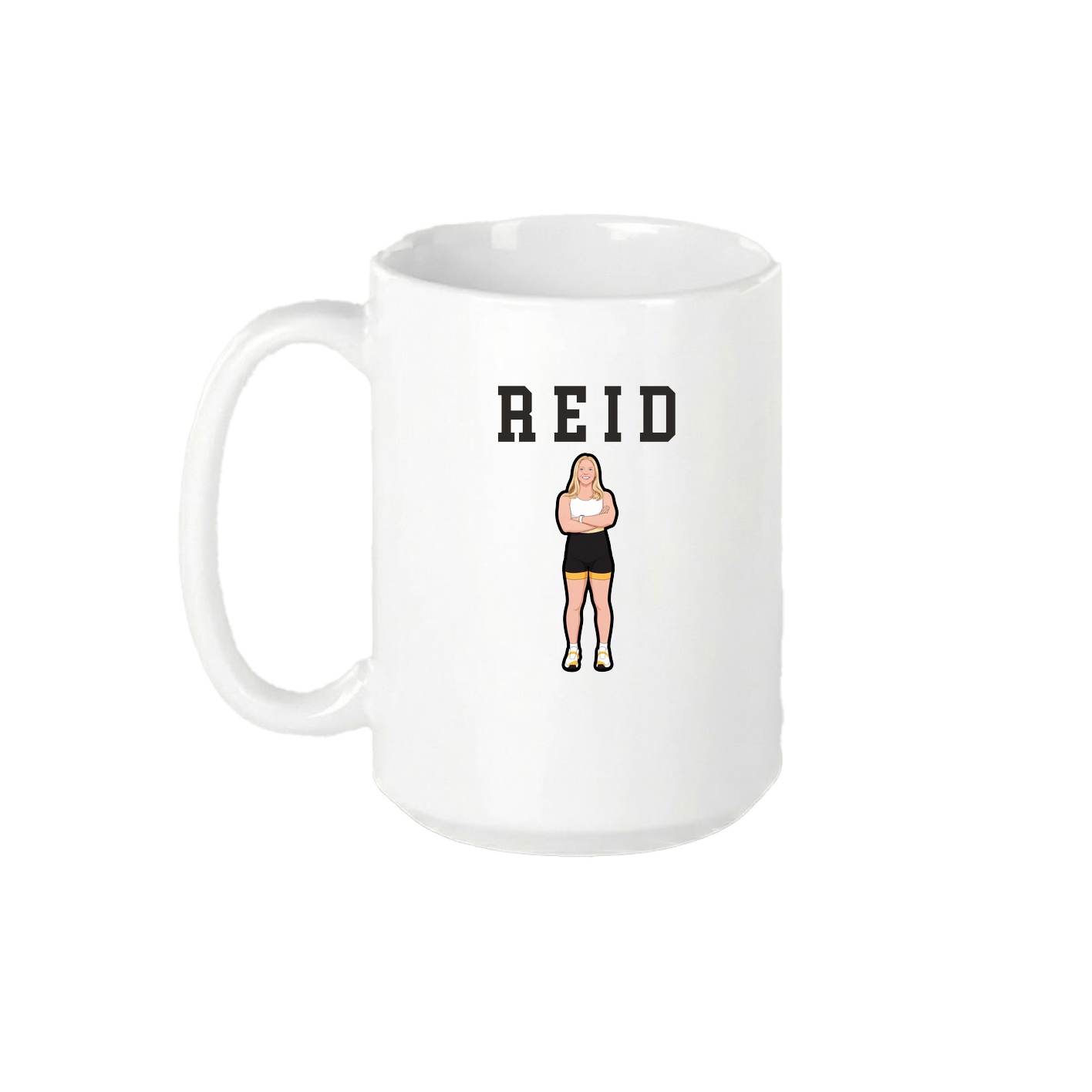 15oz Coffee Mug — Shirsey in White