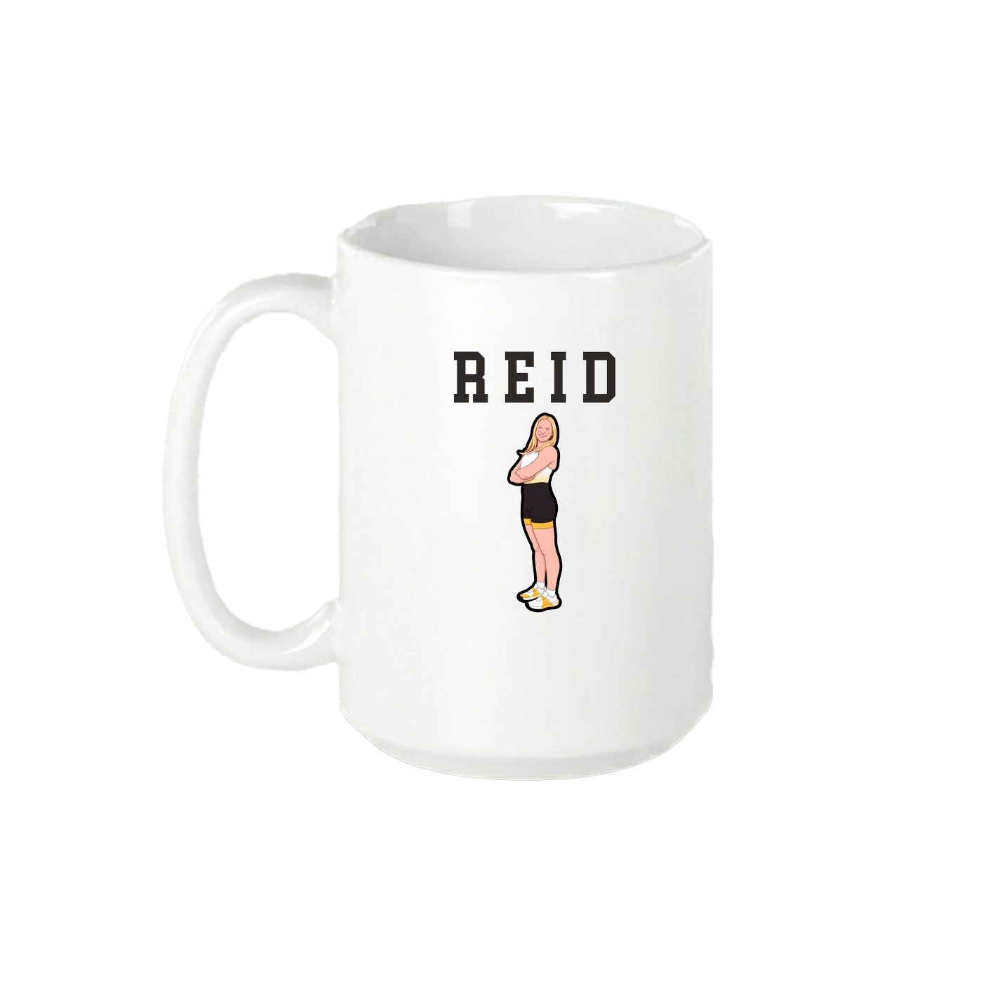 15oz Coffee Mug — Shirsey in White