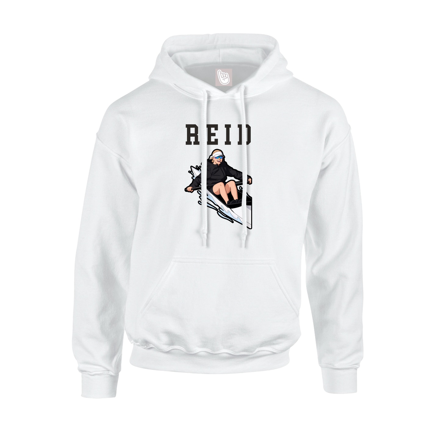 Hoodie — Shirsey in White