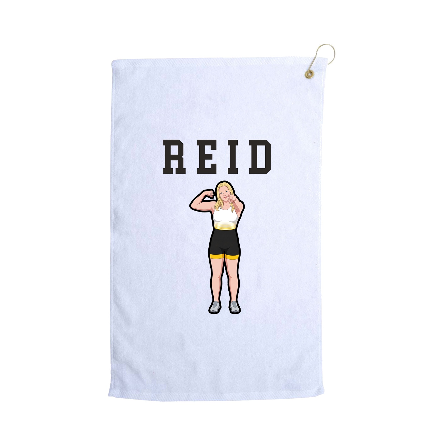 Golf Towel — Shirsey in White