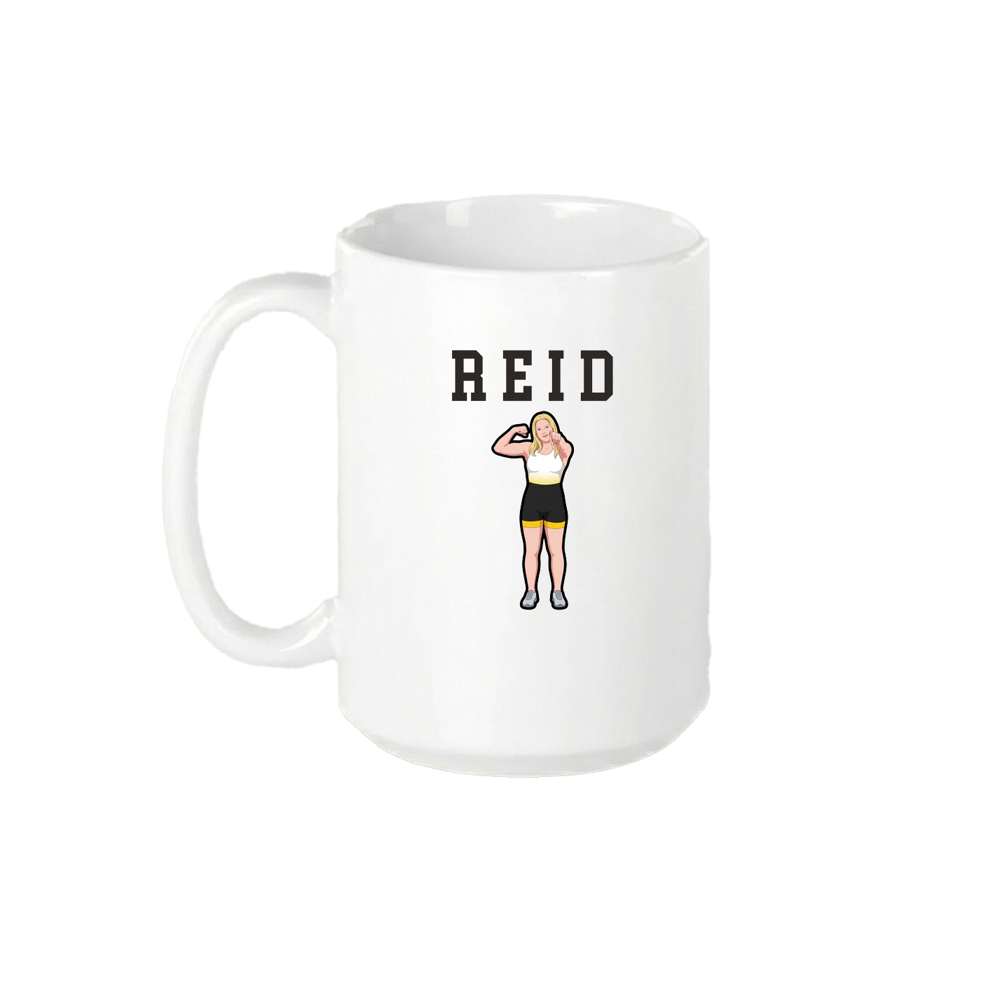 15oz Coffee Mug — Shirsey in White