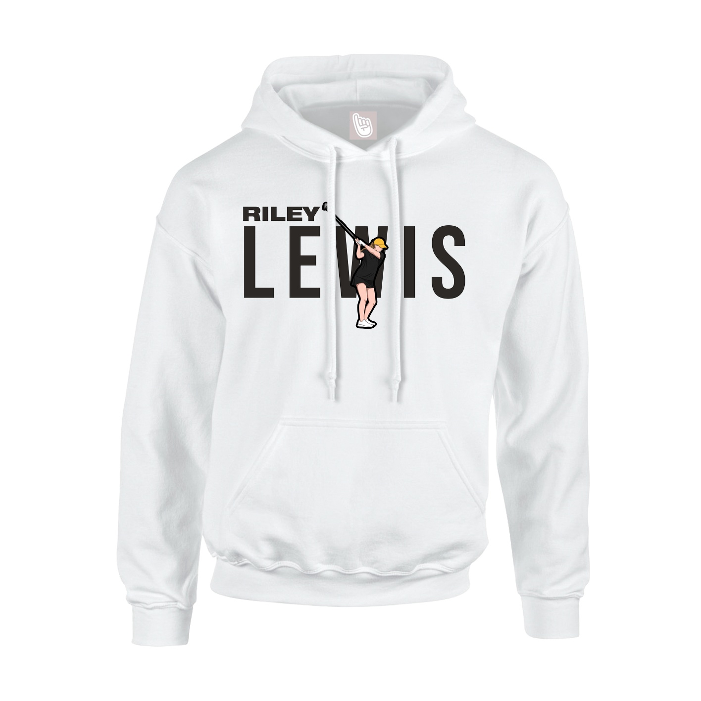 Hoodie — Player Name in White