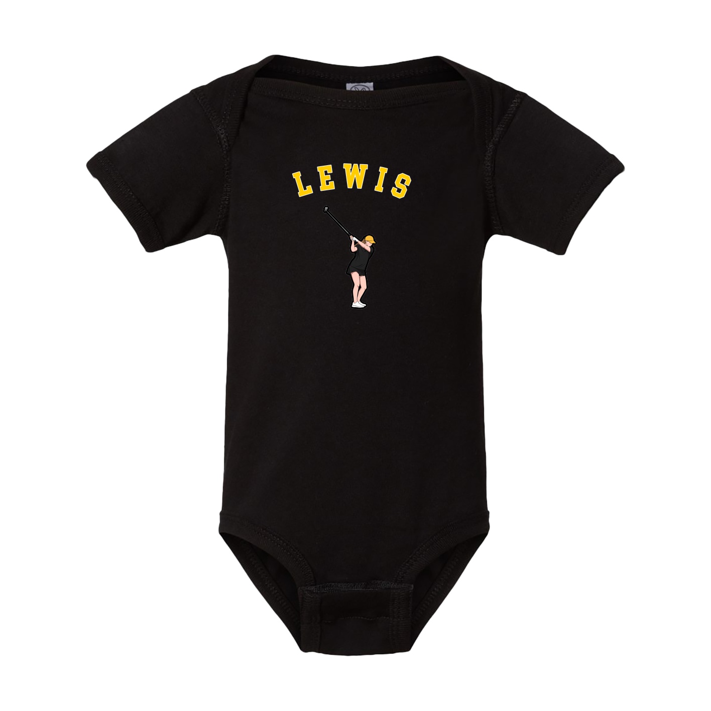 Baby Onesie — Shirsey Arch in Black