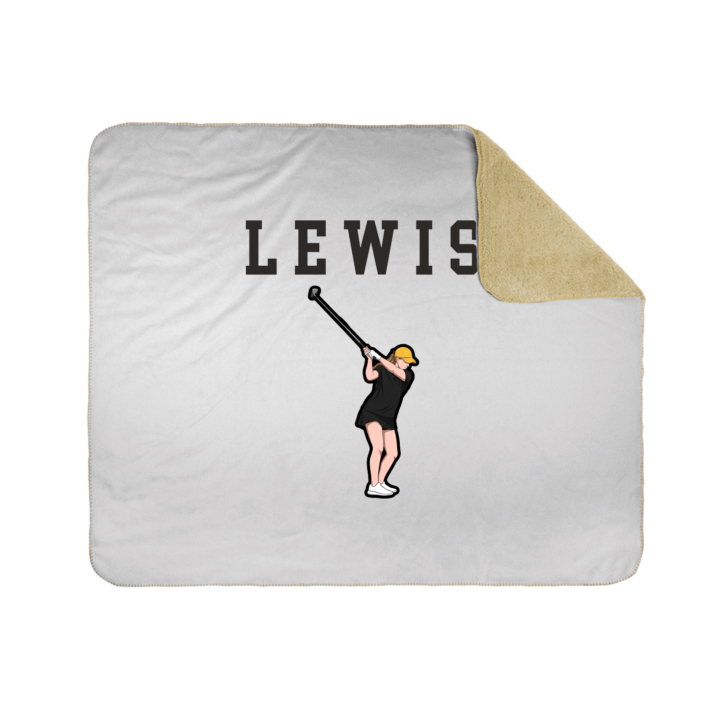 Throw Blanket — Shirsey in White