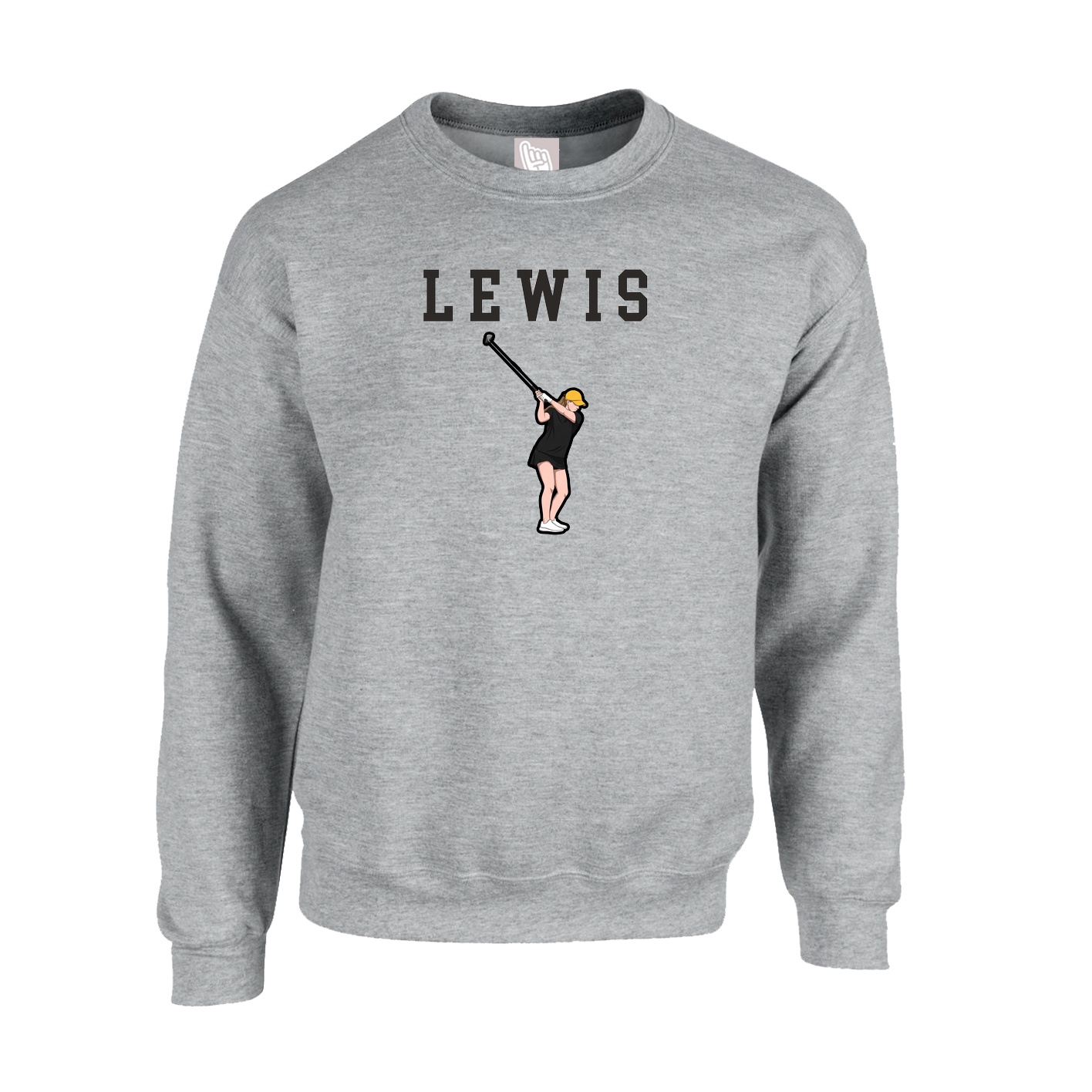 Fleece Crew — Shirsey in Grey