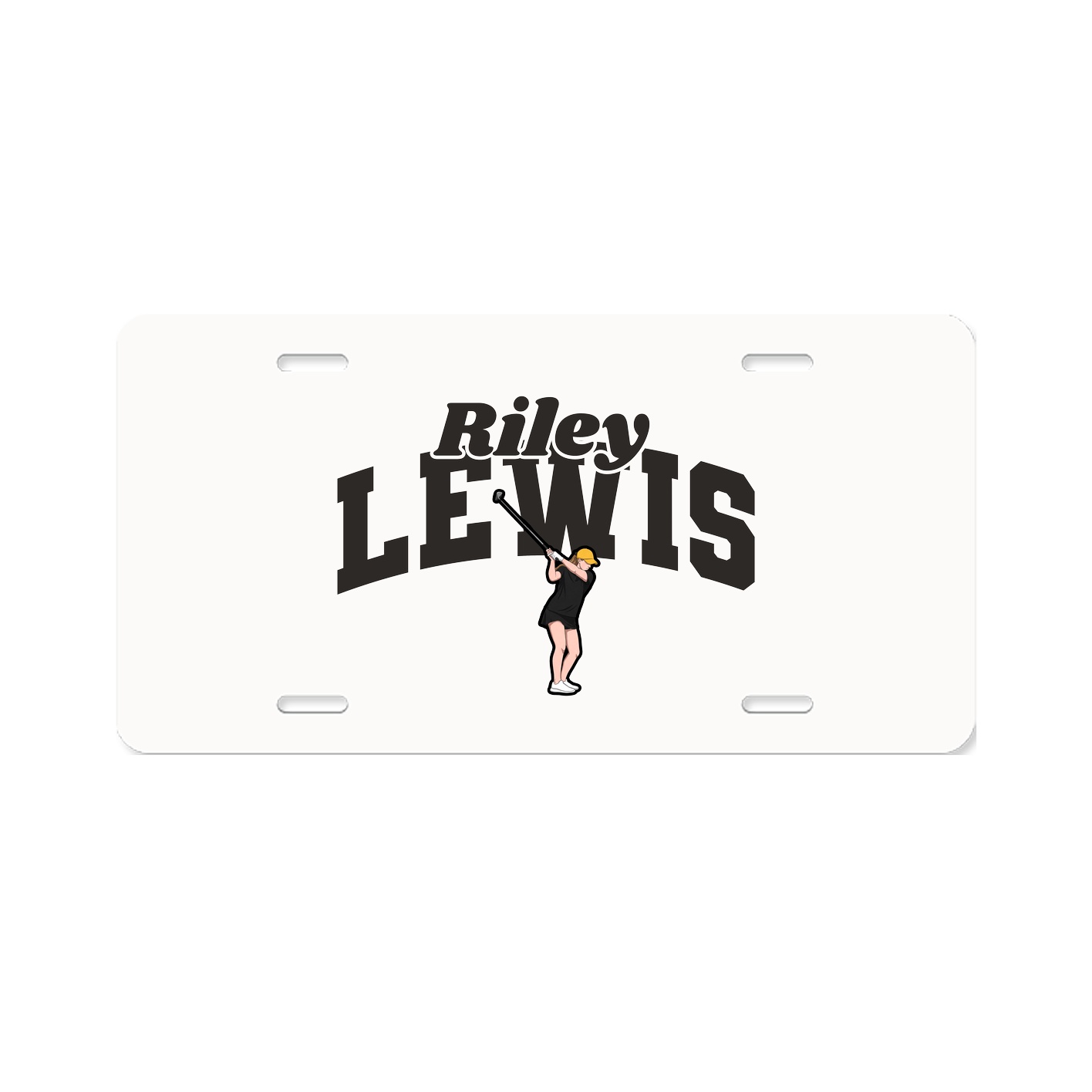 License Plate — Signature Arch in Classic