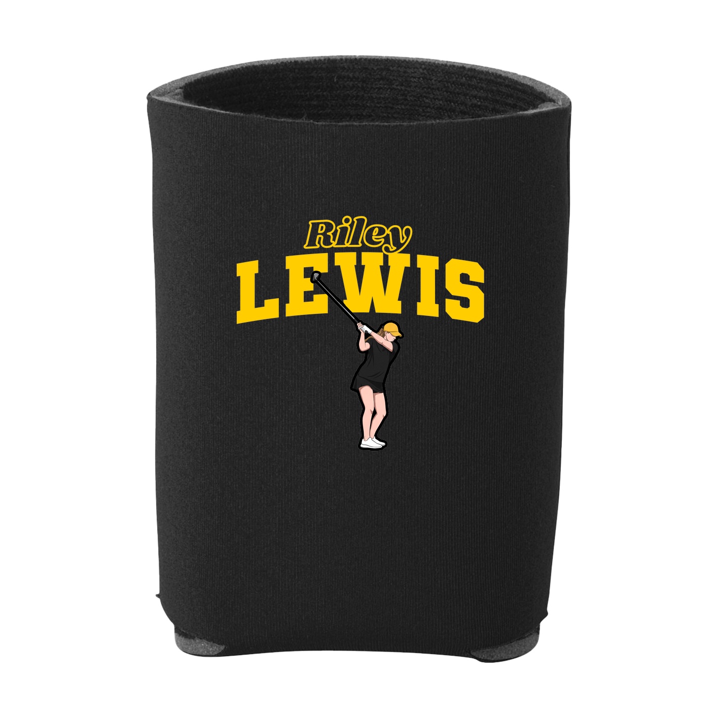 Can Holder — Name Arch in Black