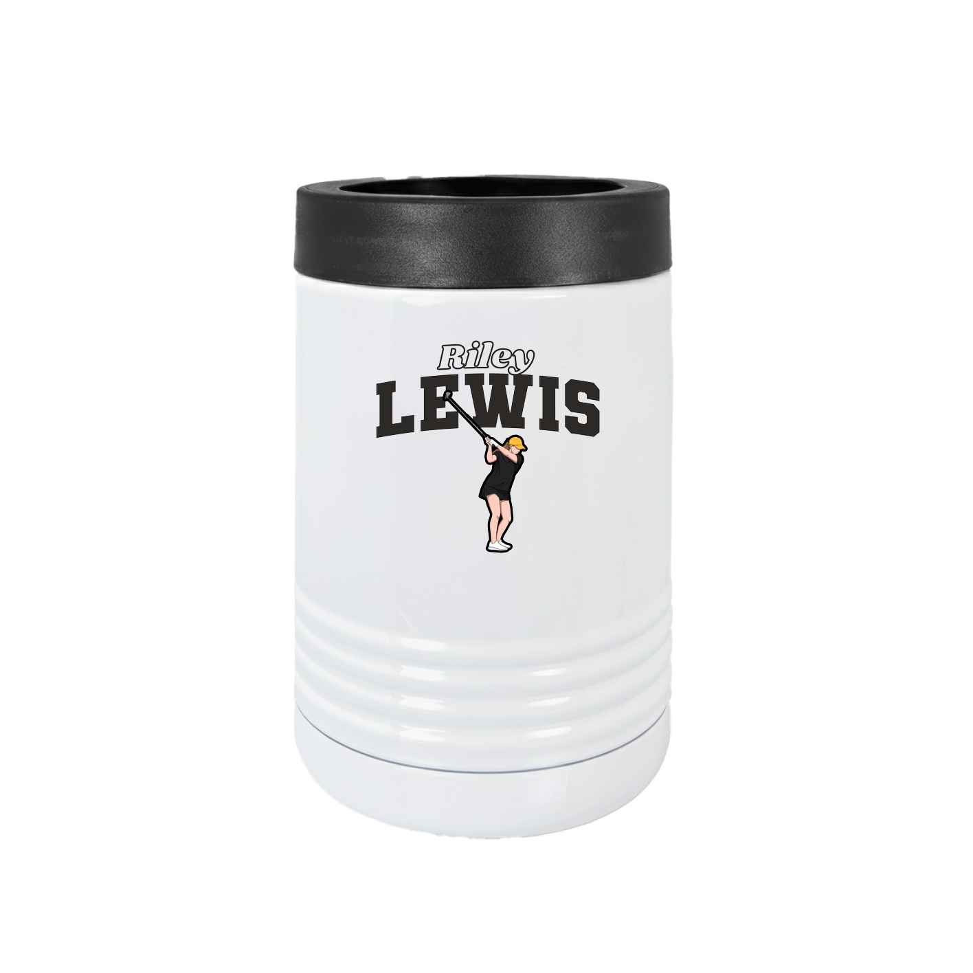 Beverage Holder — Name Arch in White