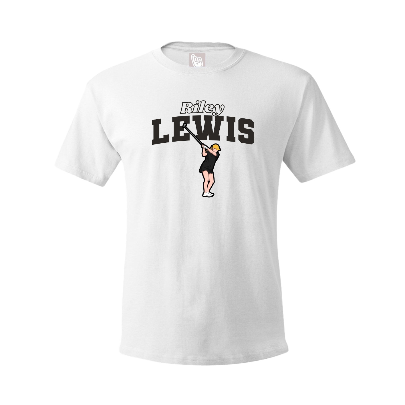 Tee — Name Arch in White