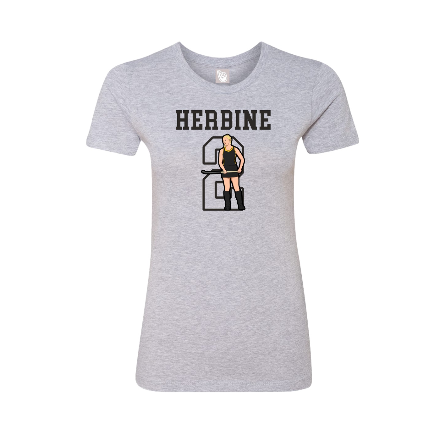 Fitted Women's Tee — Shirsey in Grey