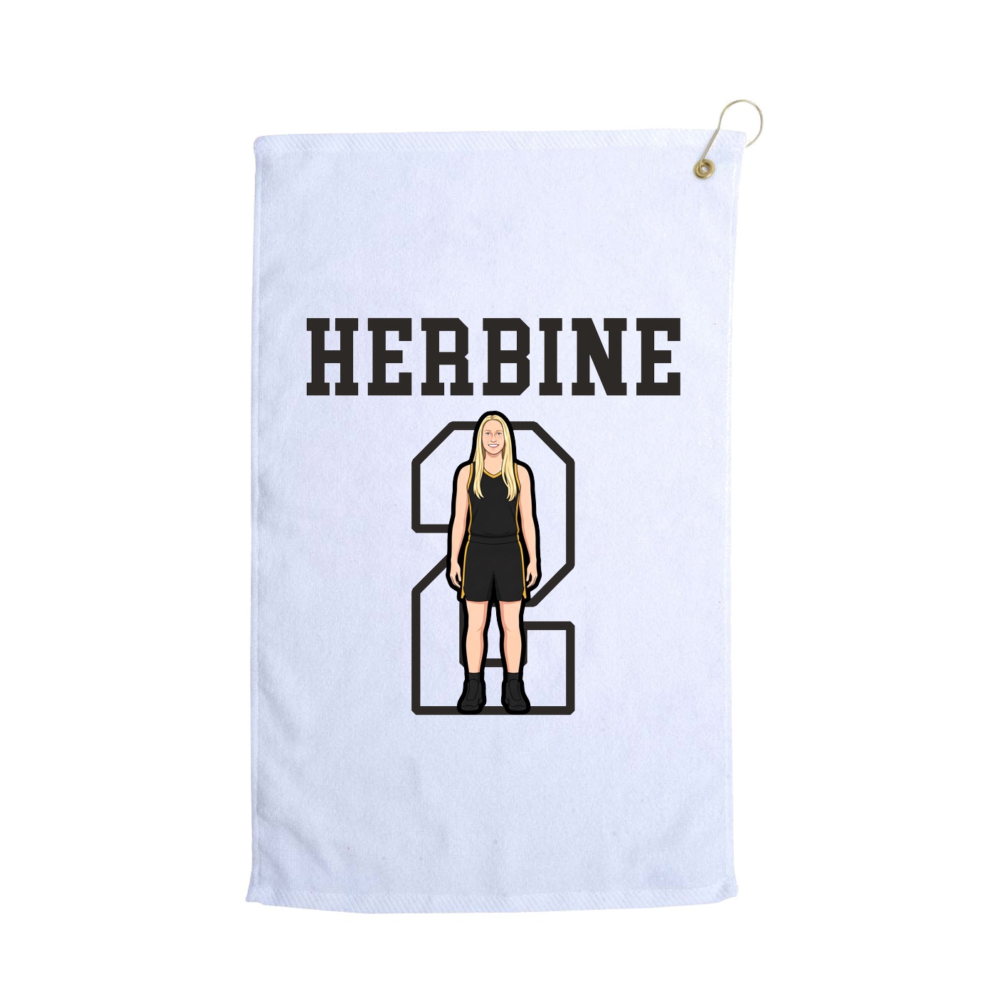 Golf Towel — Shirsey in White