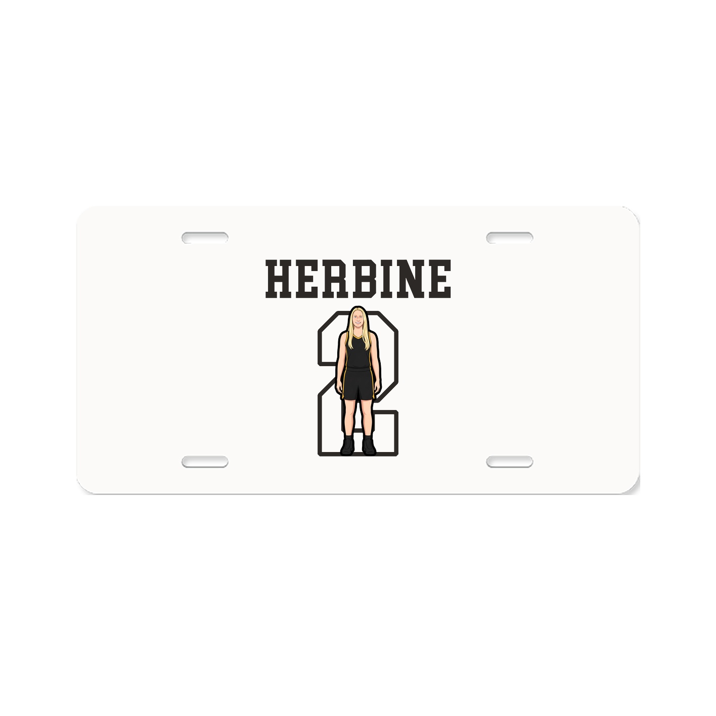 License Plate — Shirsey in Classic