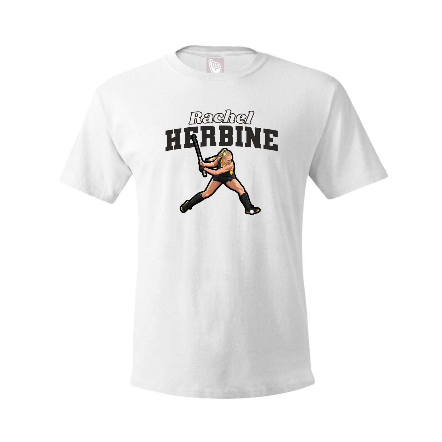 Tee — Name Arch in White