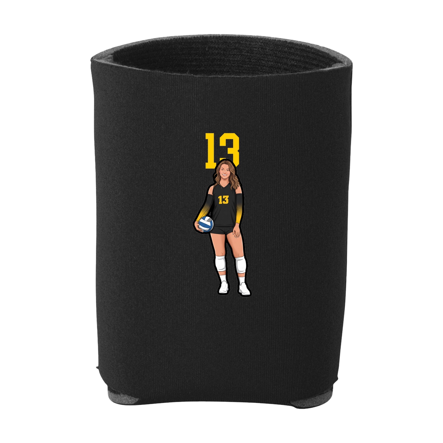 Can Holder — Number Top in Black