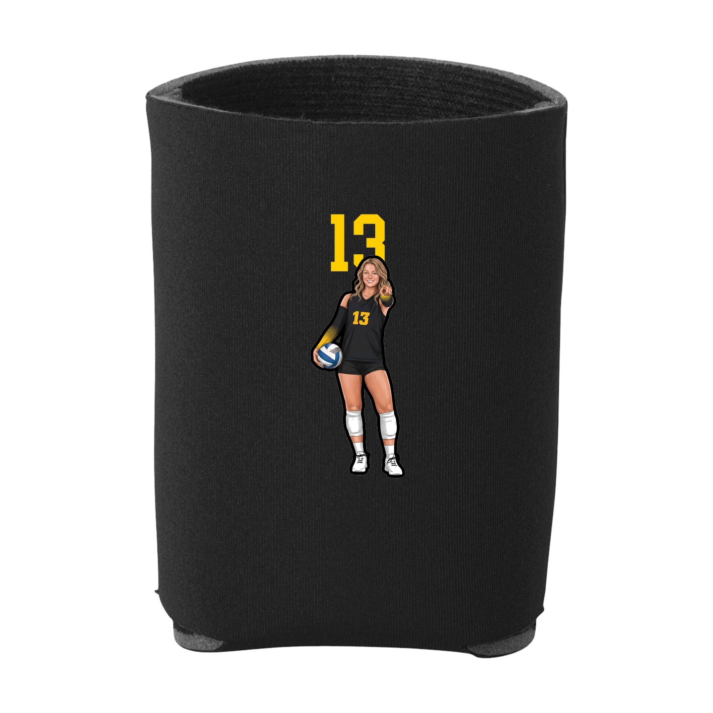 Can Holder — Number Top in Black
