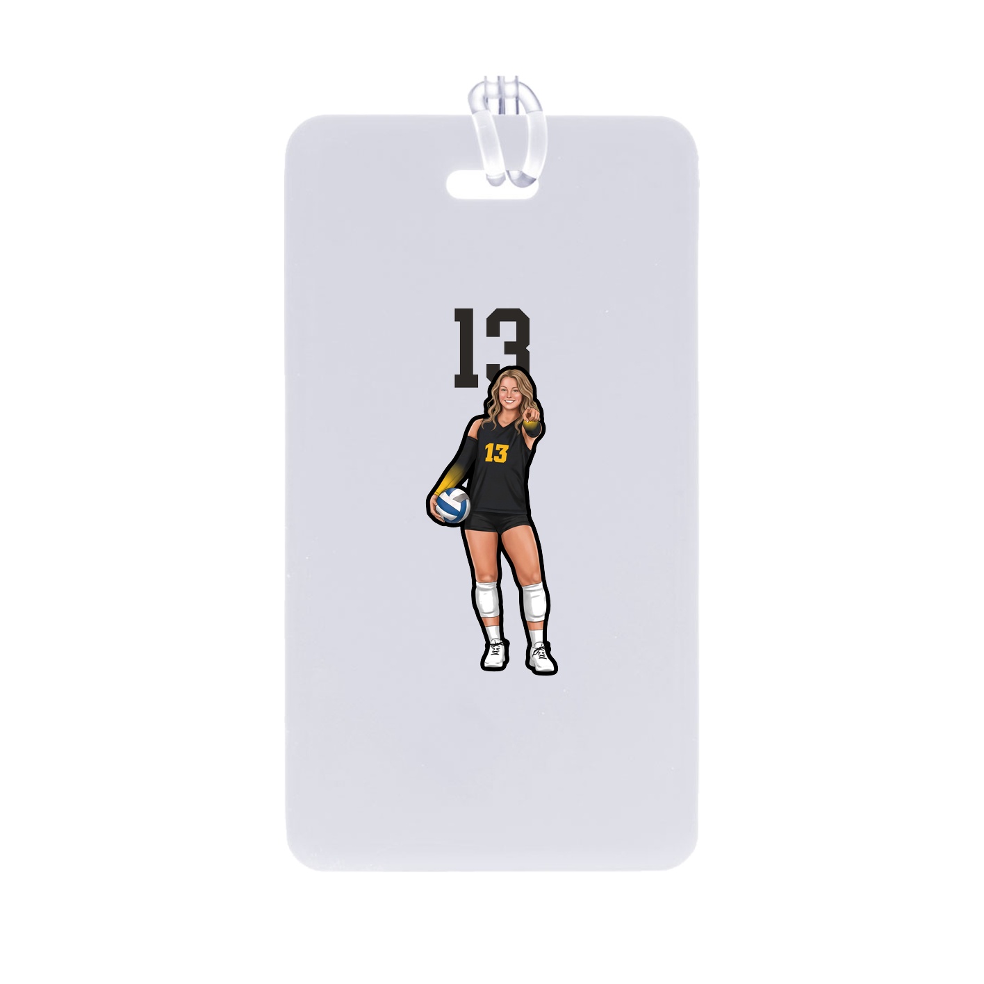 Bag Tag — Number Top in Classic