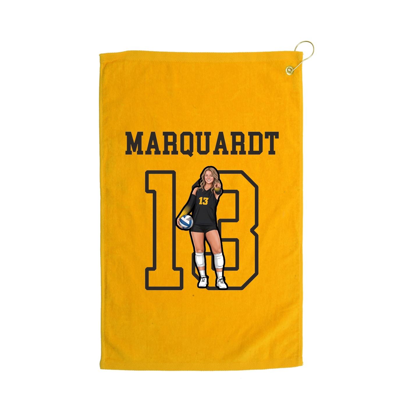 Golf Towel — Shirsey in Gold