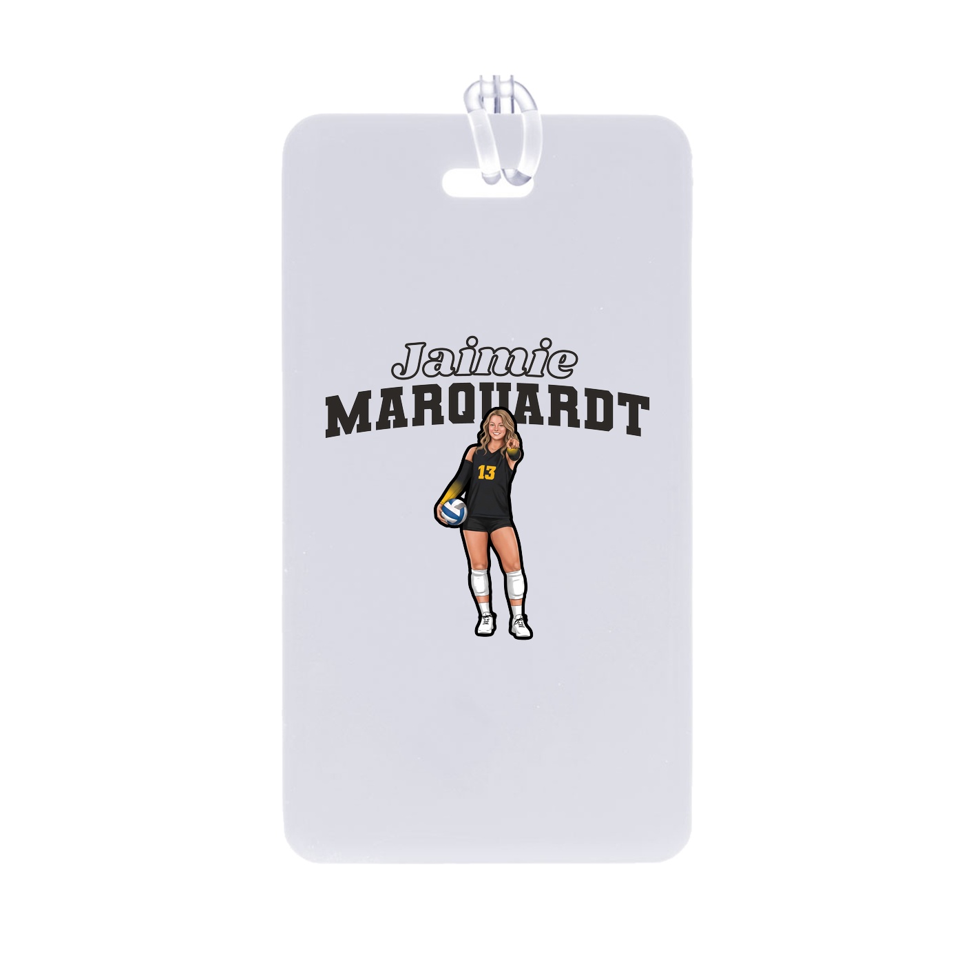 Bag Tag — Name Arch in Classic