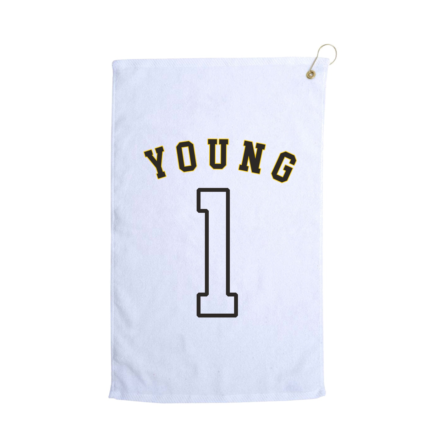 Golf Towel — Shirsey Arch in White
