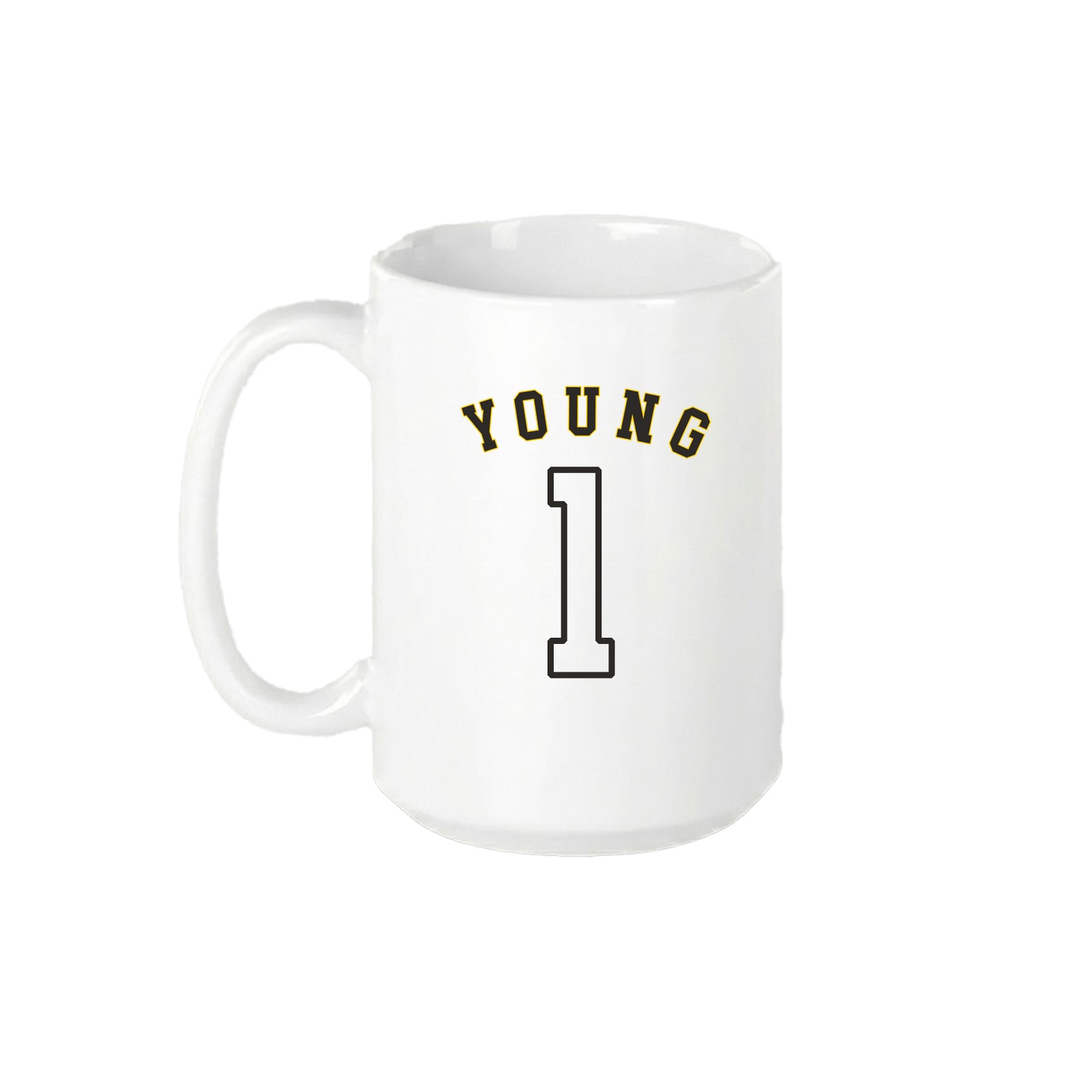 15oz Coffee Mug — Shirsey Arch in White
