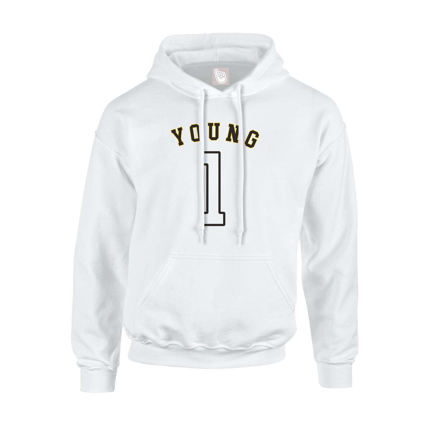 Hoodie — Shirsey Arch in White