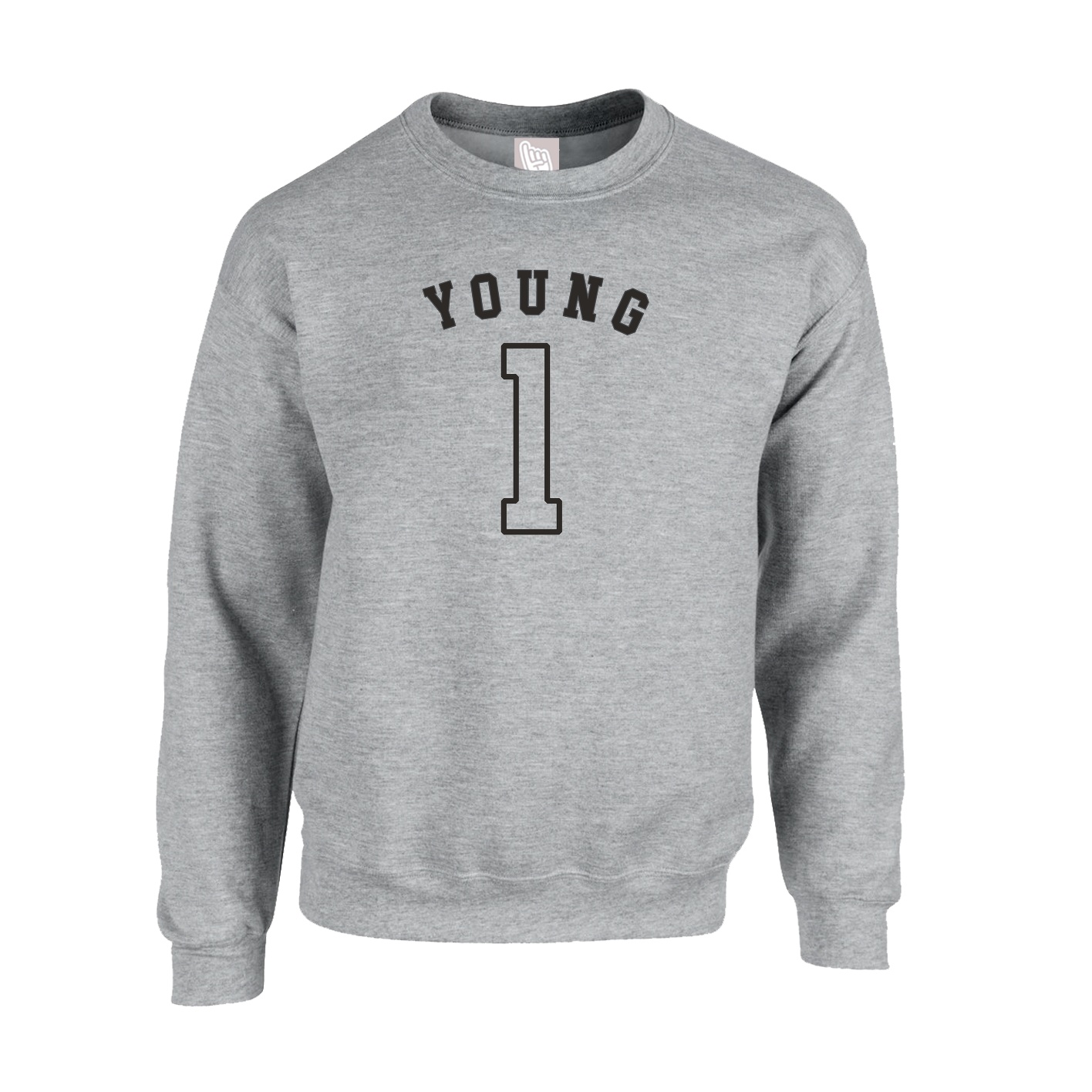 Fleece Crew — Shirsey Arch in Grey