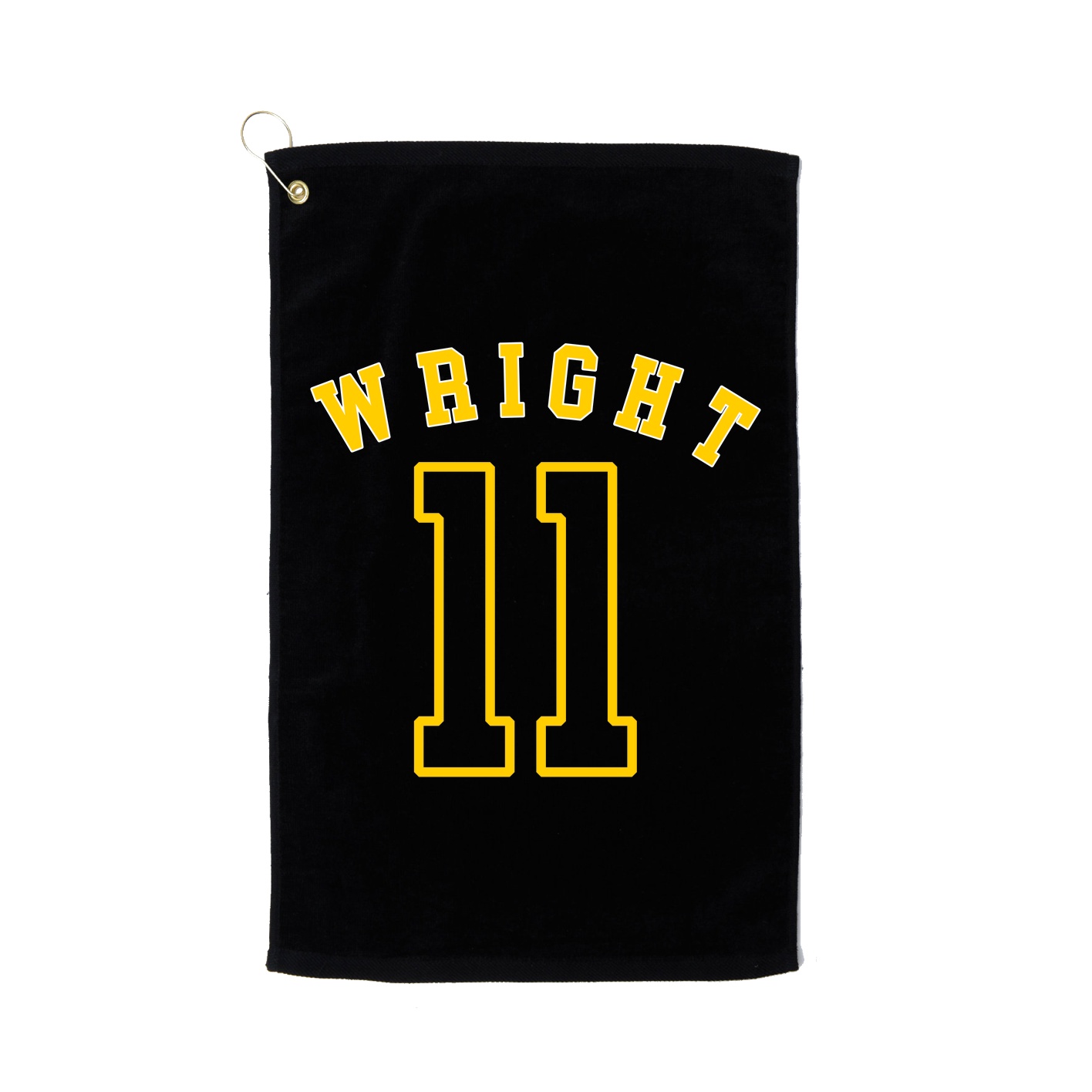Golf Towel — Shirsey Arch in Black