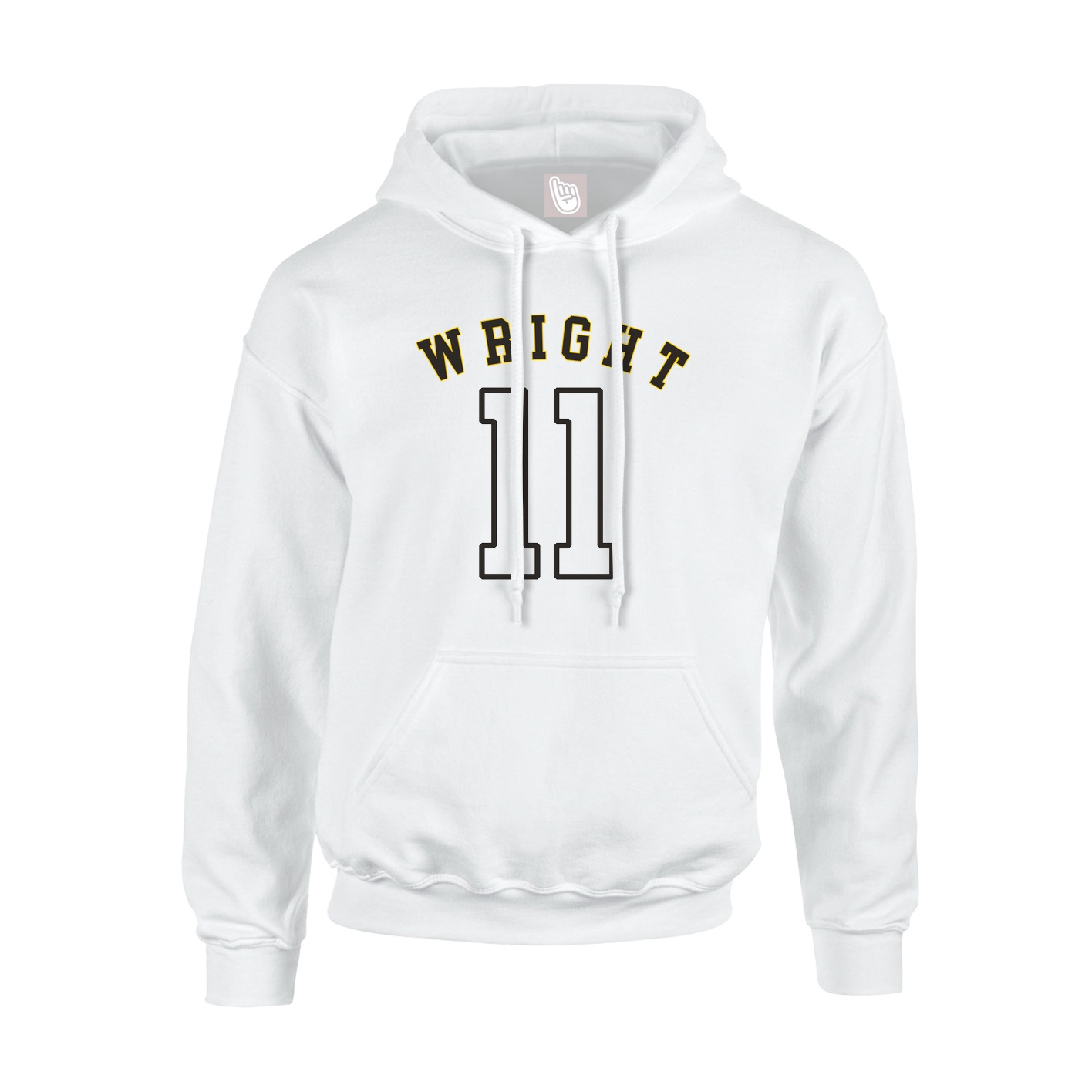 Hoodie — Shirsey Arch in White